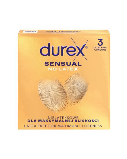 Pilt DUREX Kondoomid Sensual No Latex 3tk