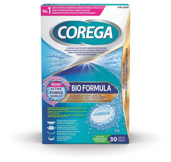 Pilt Corega tabletid proteeside puhastamiseks 30tbl