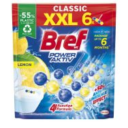 Pilt Bref WC värskendaja mitmikpakk Power Aktiv Lemon 6x50g
