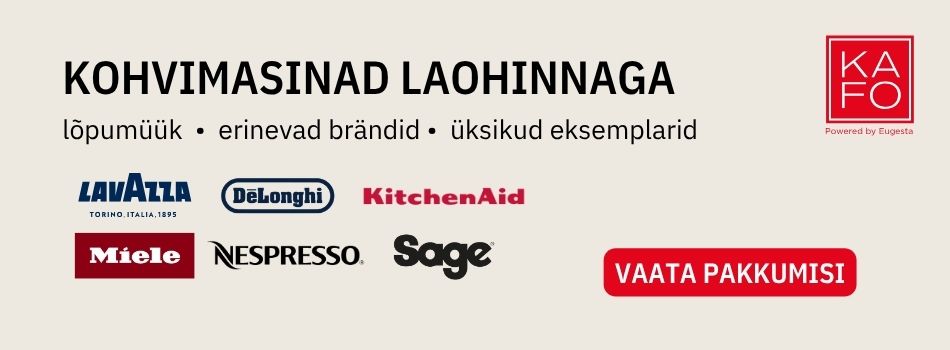 KAFO kohvimasinate lõpumüük