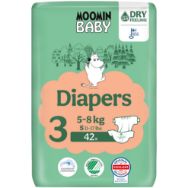 Pilt Moomin Baby mähkmed Nr3 5-8kg 42tk