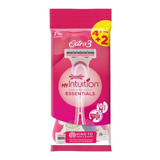 Pilt Wilkinson raseerija Extra3 Essential Women 4+2 tk